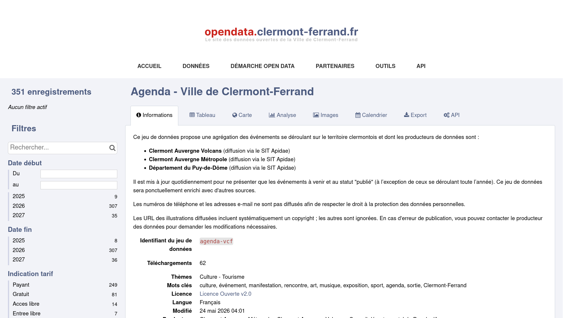 open data Clermont